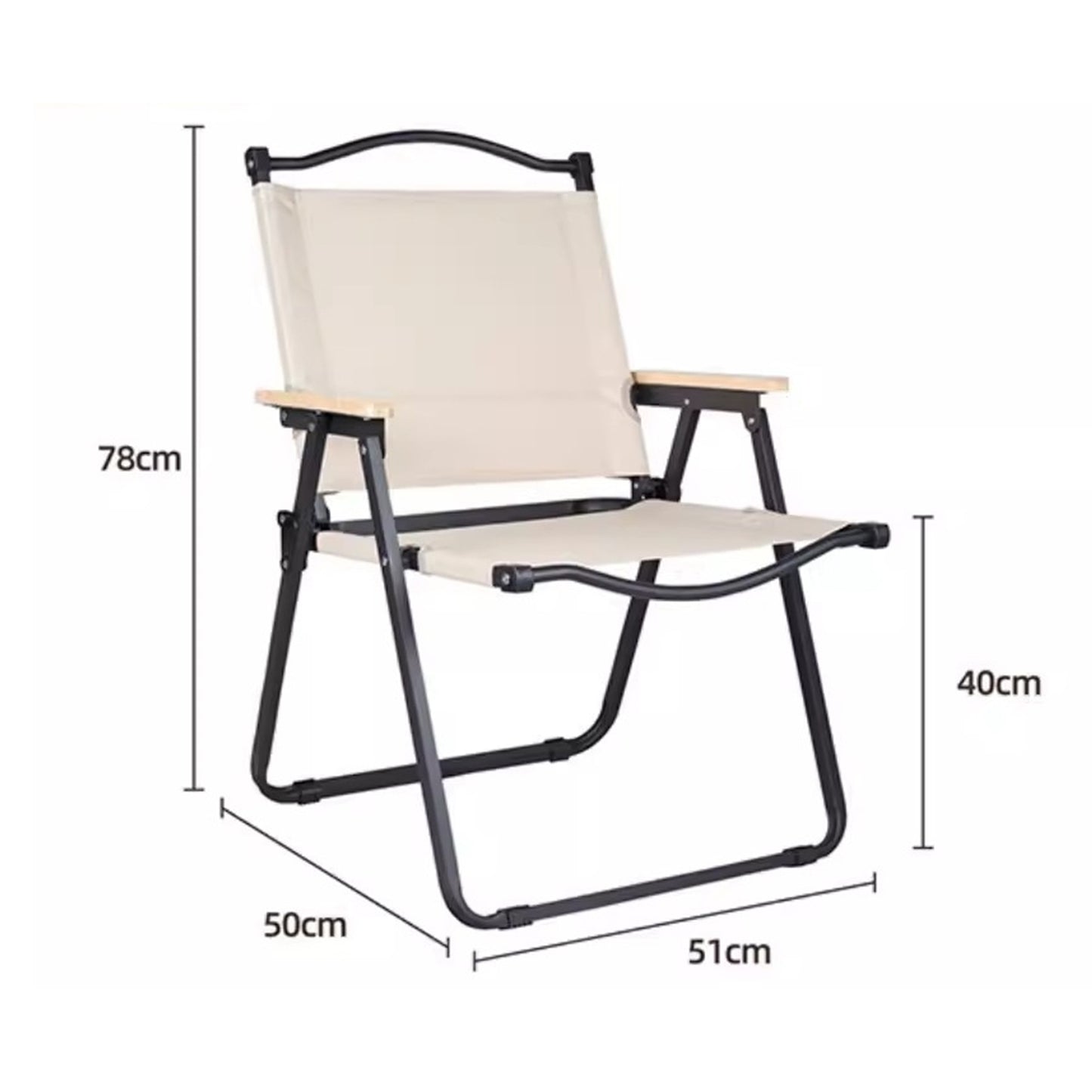 MOQ 5 PCS Classic Beach Chair image 1