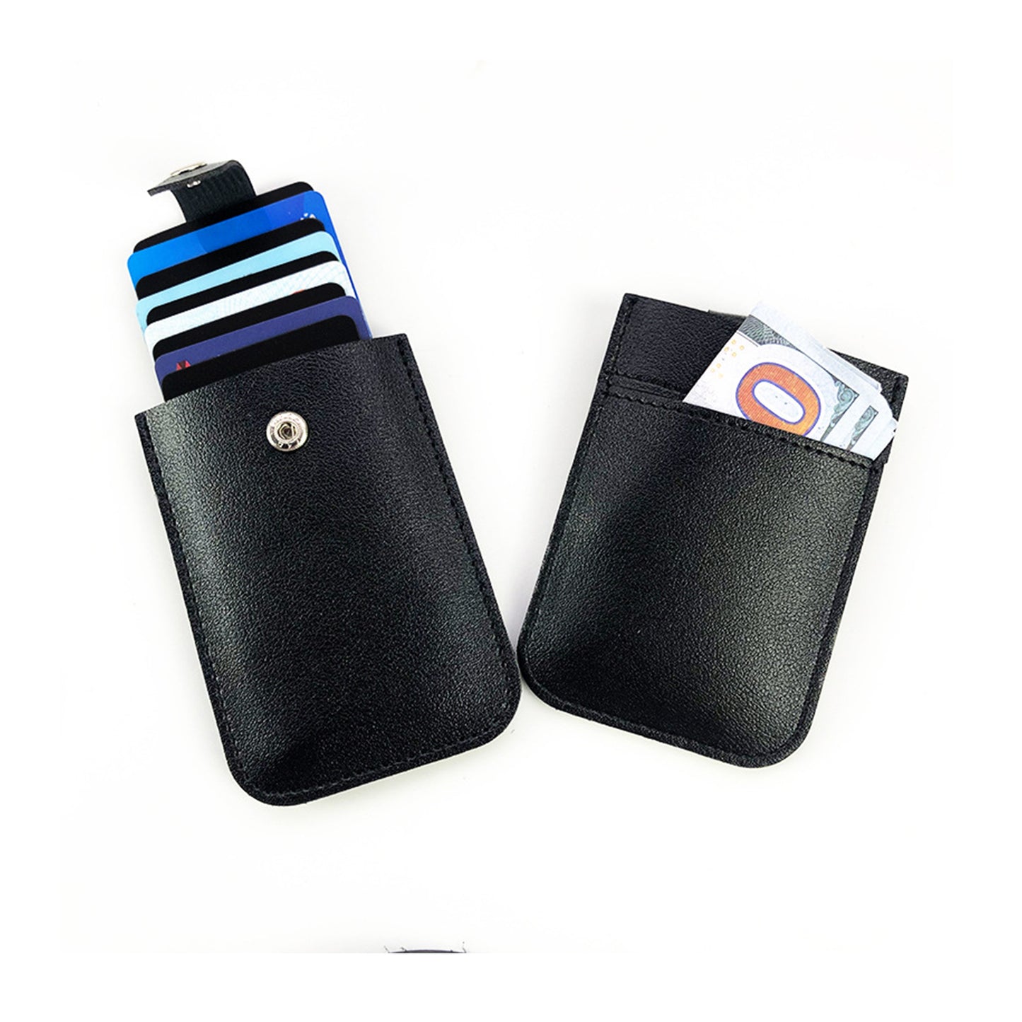 Premium Leather Card Case Wallet MOQ 50PCS image 2