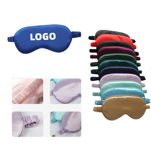 Silk Sleep Eye Mask with Adjustable Strap image 0