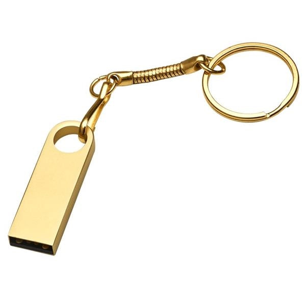 Metal USB Flash Drive w/ Key Chains / Rings image 3