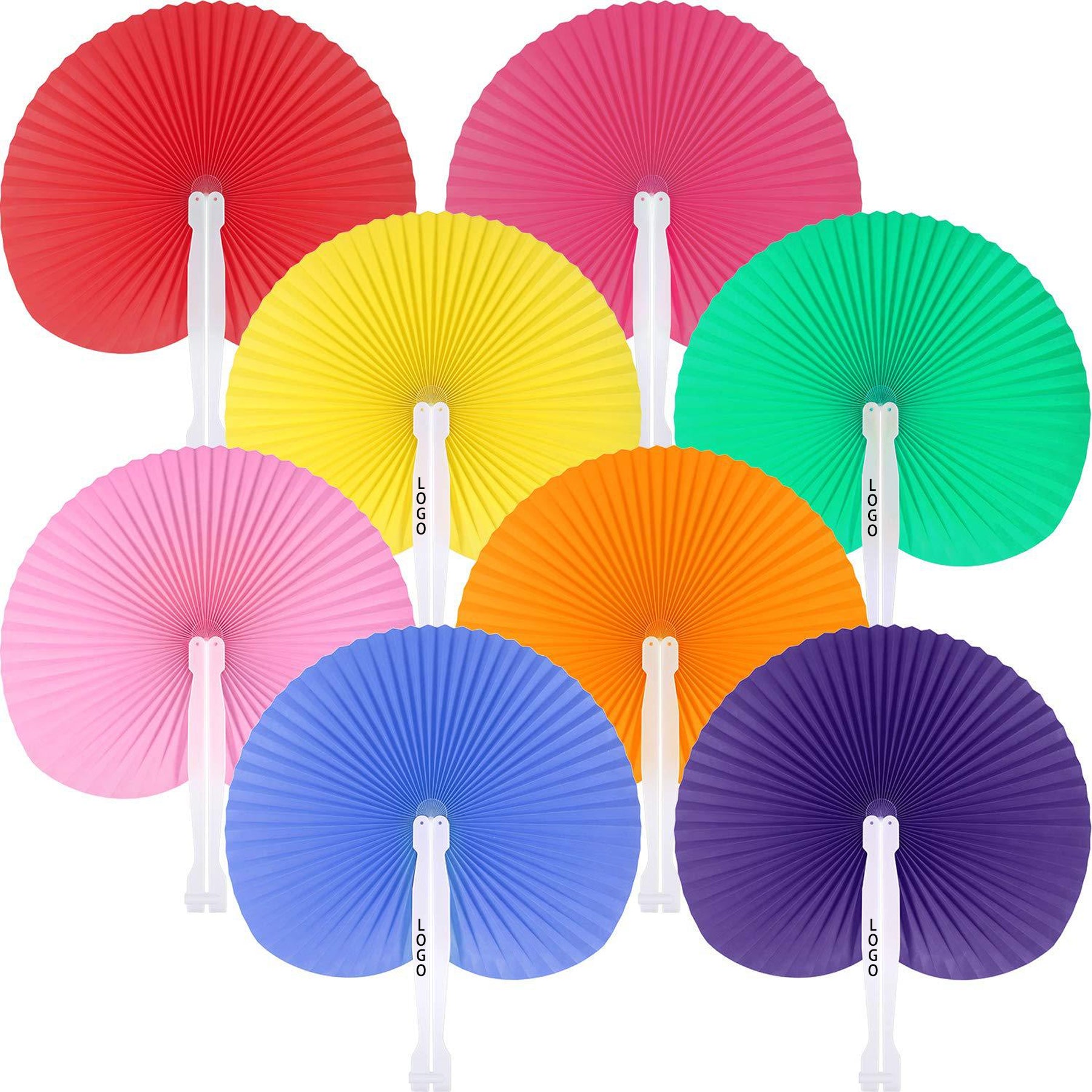Round Foldable Handheld Fan image 0