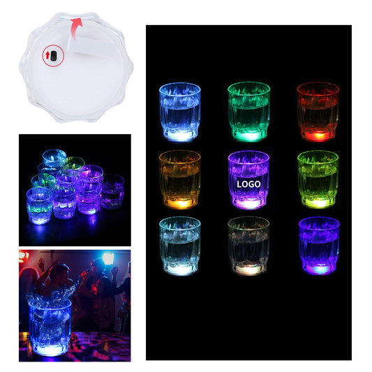2 Oz Led Flashing Shot Glasses Glow Cup image 1
