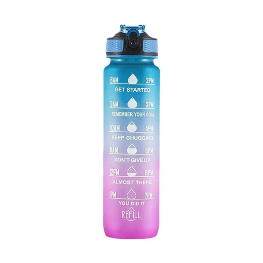 32oz Water Bottle with Time Marker image 1