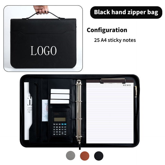 Business Folder Padfolio A4 Writing Pad with Calculator image 0