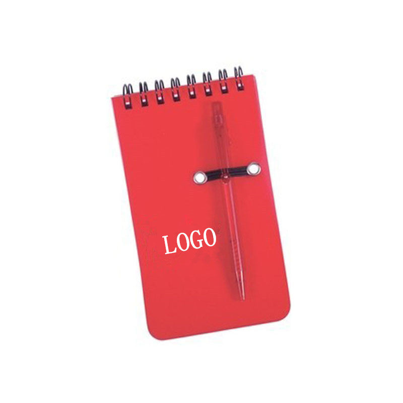 Coil Notebook With Pen Set - White