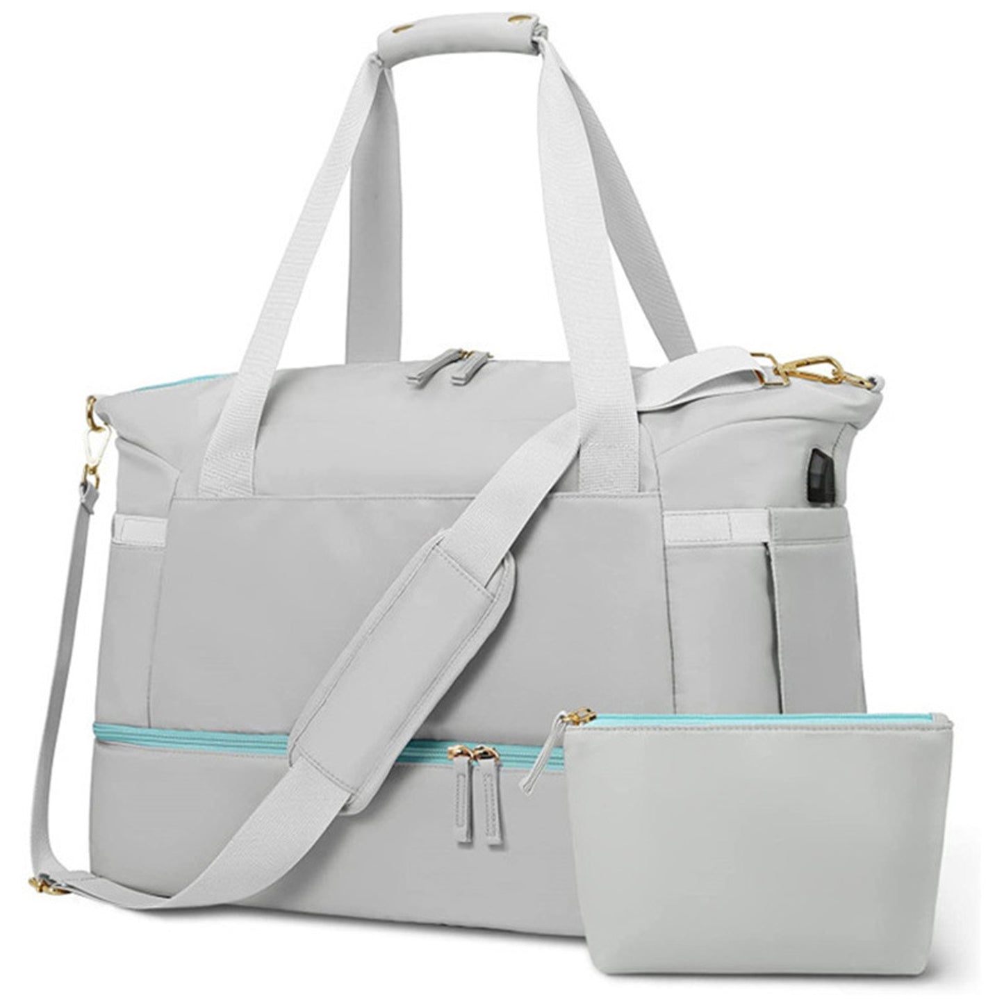 Durable Gym Bag with Wet Pocket and Shoe Compartment image 4