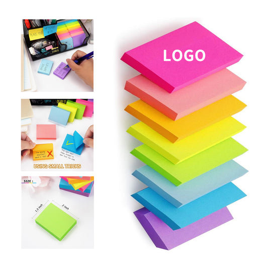 1.5 x 2 inch 100 Sheets Bright Colors Self Stick Pad image 0