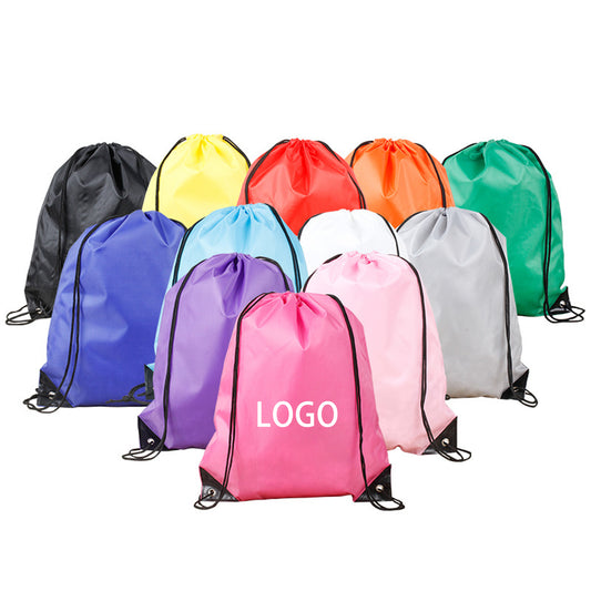 210D Polyester Drawstring Backpack image 0