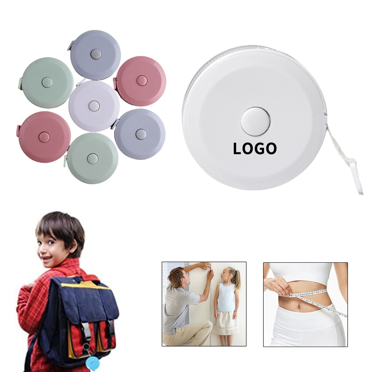 Retractable Multi-Purpose Tape Measure image 0