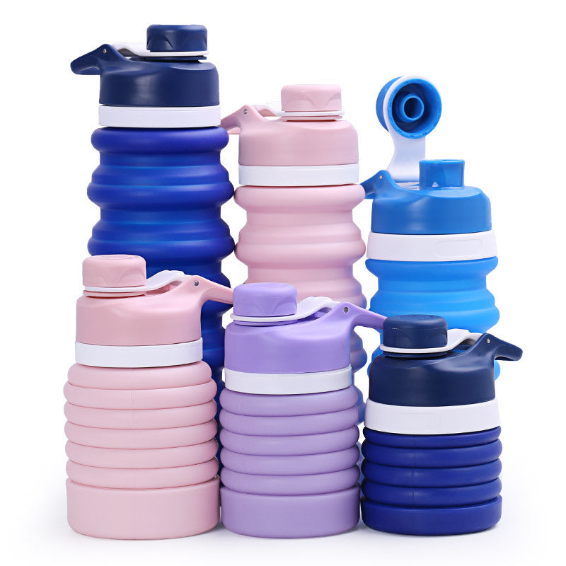 Foldable Silicone Water Bottle image 24