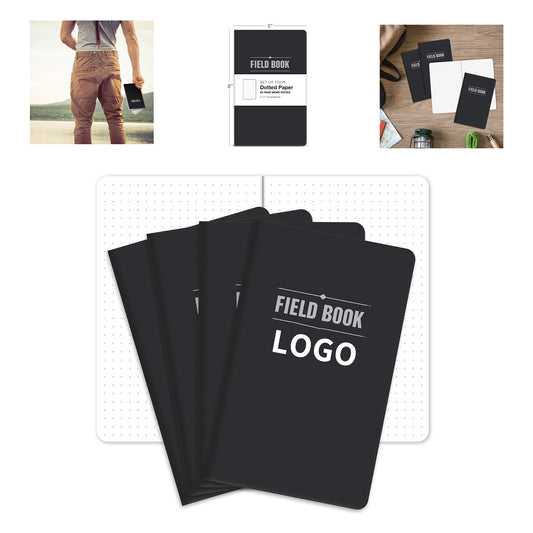 5" x 8" 80 Pages 40 Sheets Field Dot Graph Notebook Journal image 0