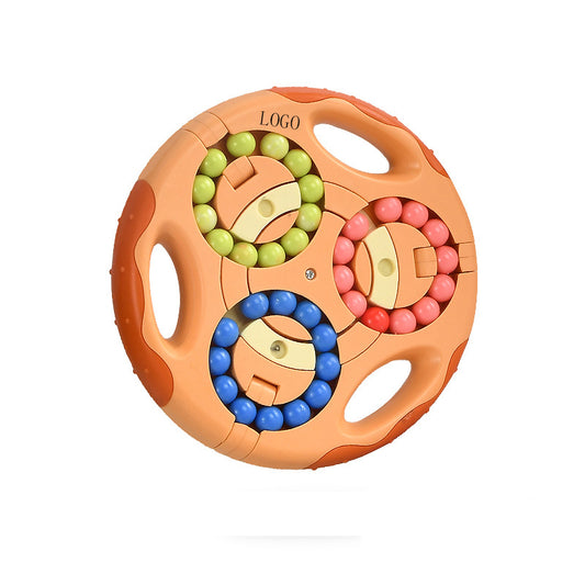 Double-Sided Rotating Bean Cube Round image 1