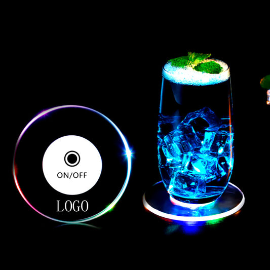 LED Light Up Cocktail Coaster image 0