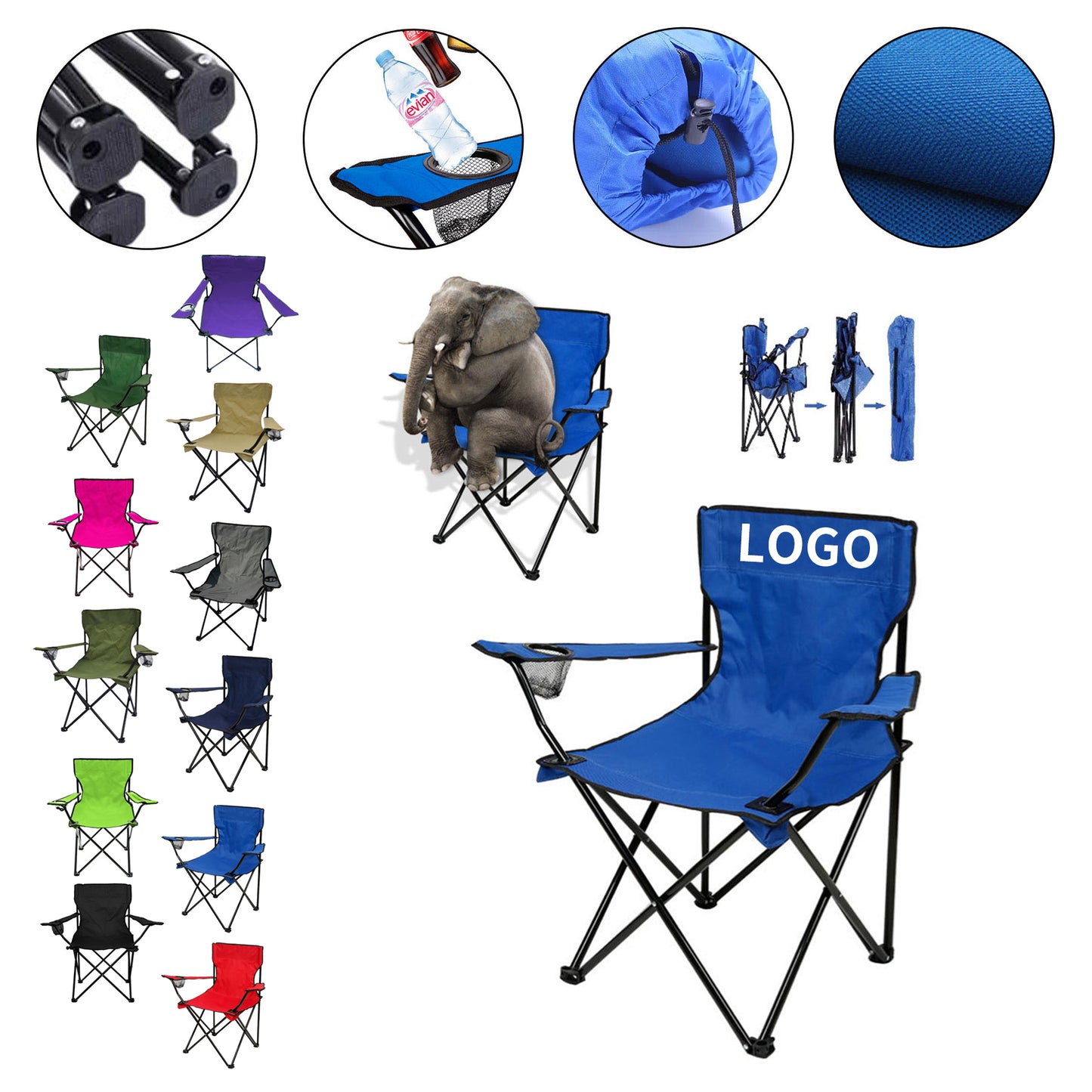 Durable Folding Camp Chair image 0