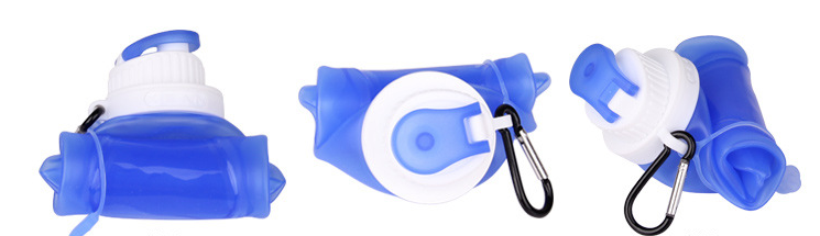 Foldable Silicone Water Bottle image 2