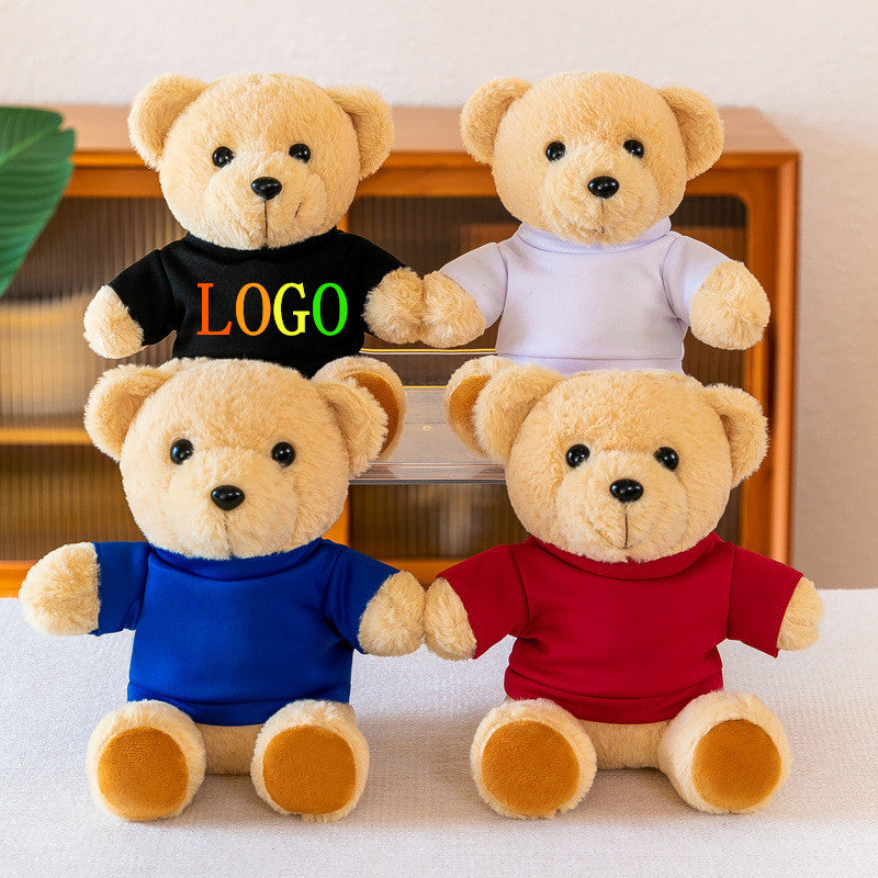 Plush Teddy Bear /Choice of T-Shirt Color image 0
