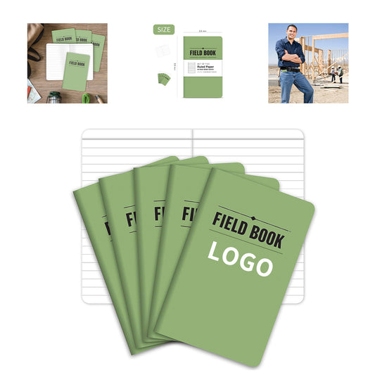 48 Pages 24 Sheets Pocket Sized 3.5" x 5.5" Lined Memo Book Field Notebook image 1