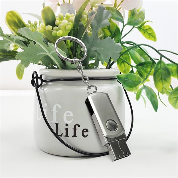 Keychain Metal Swivel Chubby USB Flash Drive image 5