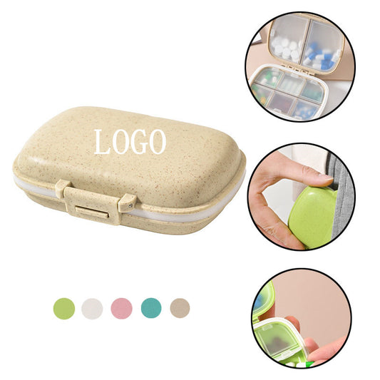 Wheat Straw Moisture Proof Pill Box image 0