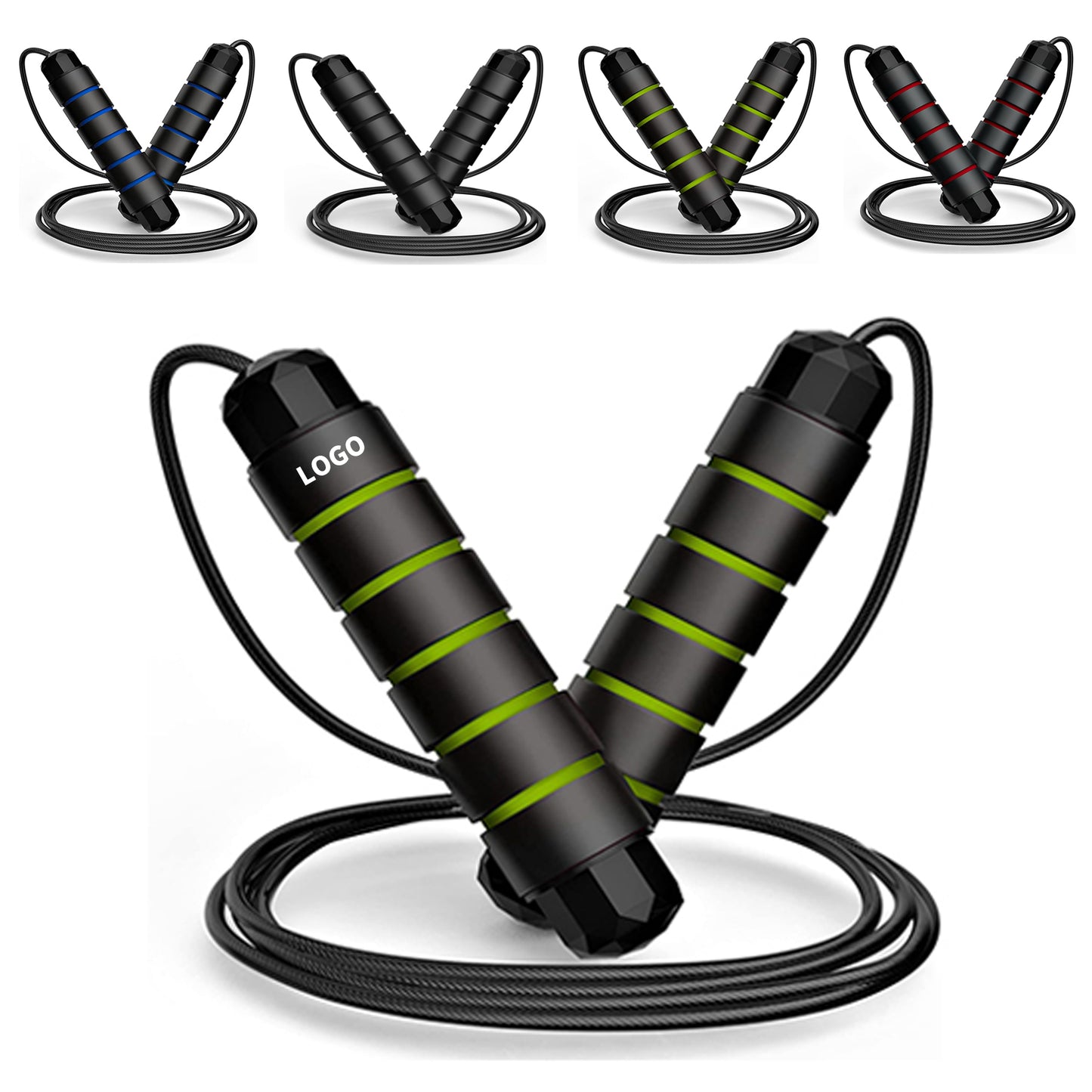 Jump Rope Tangle-Free Rapid Speed Jumping Rope Cable image 0