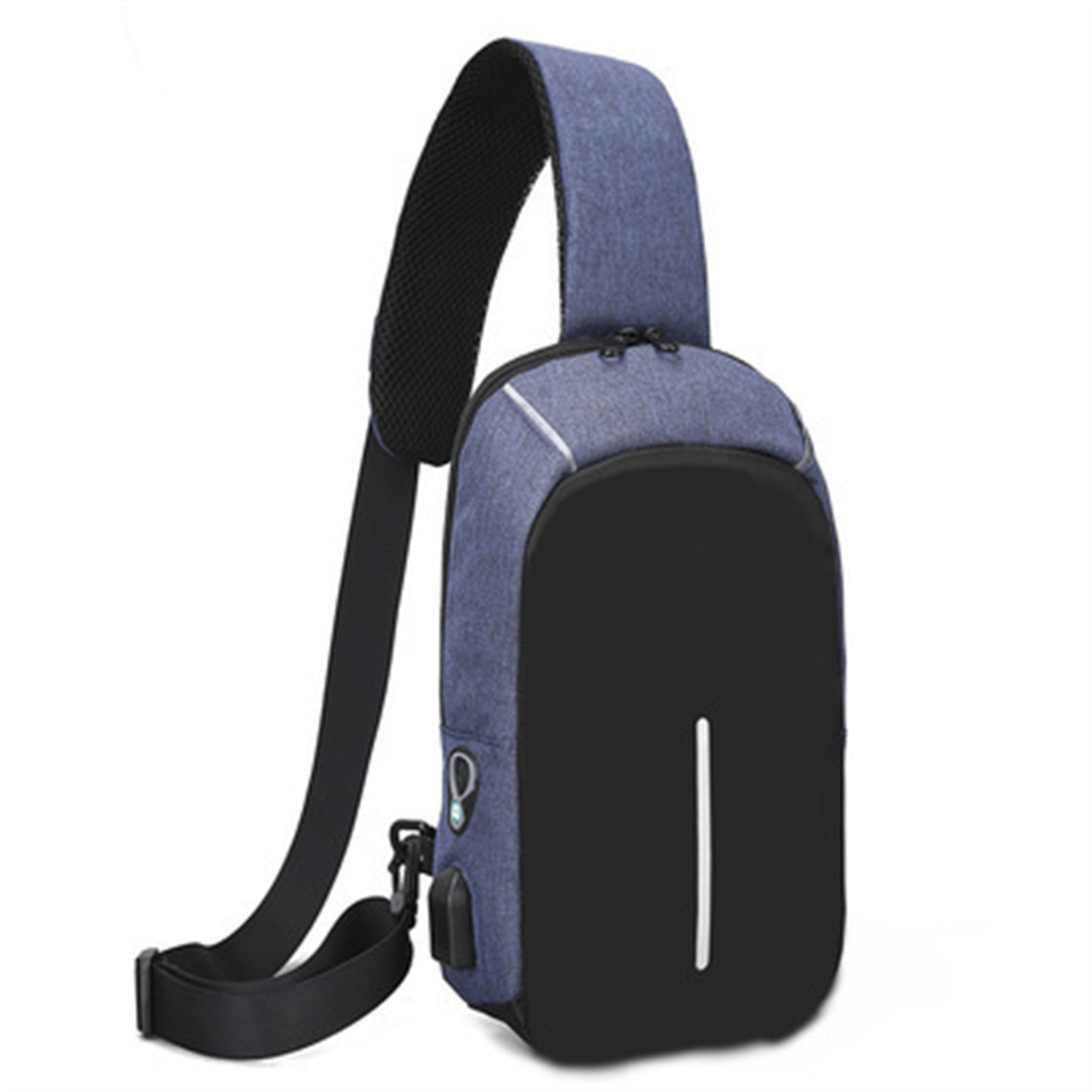 Unisex Crossbody Backpack with USB Charging Port image 3