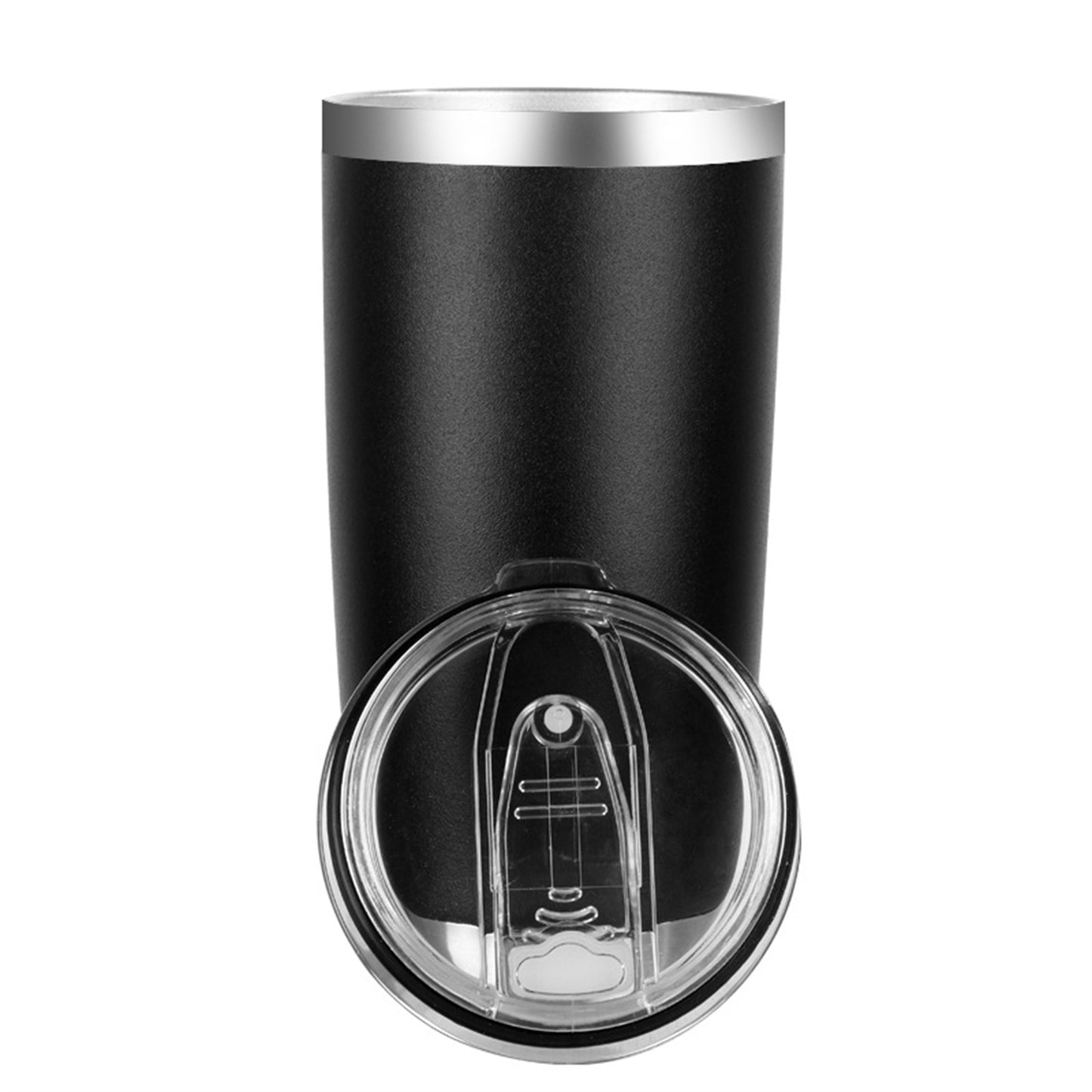 Stainless Steel Tumbler with Sliding Lid