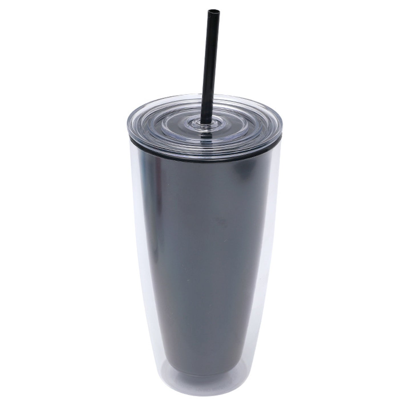 Double Wall Insulated Tumbler with Straw and Lid