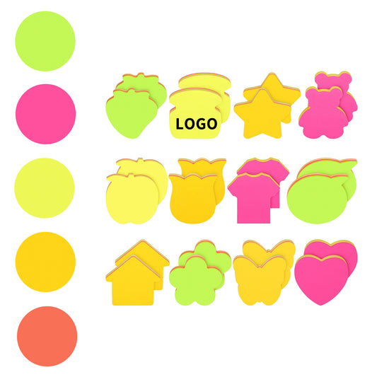 100 Sheets 3 x 3 Inch Sticky School Self Post Notes - Hot Pink