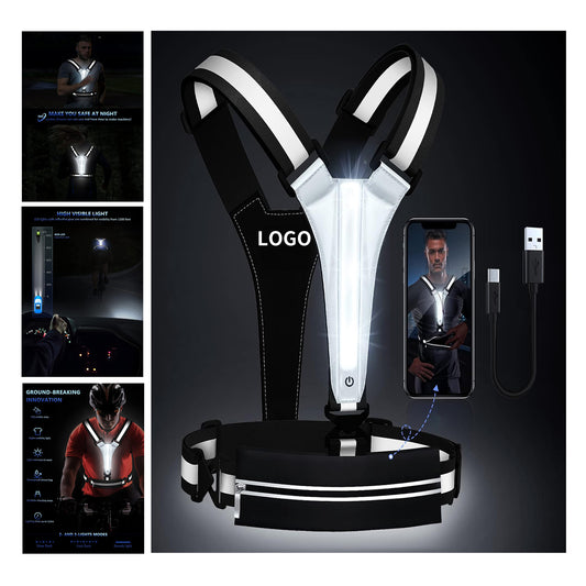Reflective Vest Running Gear - Black