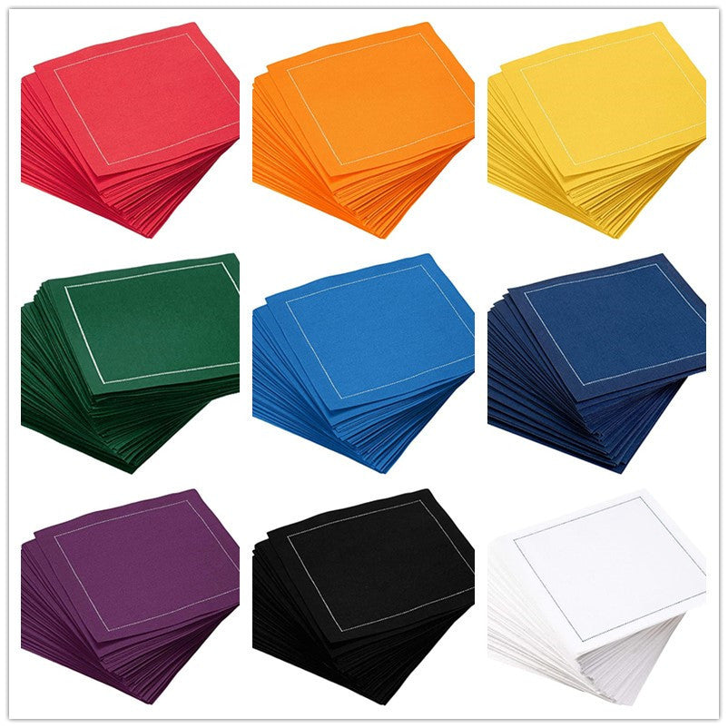 Washable Cocktail Napkin - White