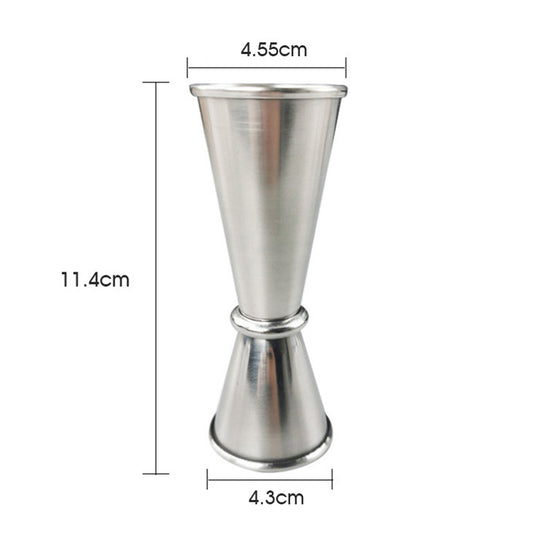 Stainless Steel Cocktail Double Jigger - Silver