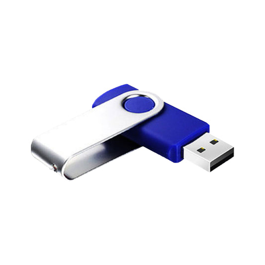 1GB Swivel USB Flash Drive - Blue