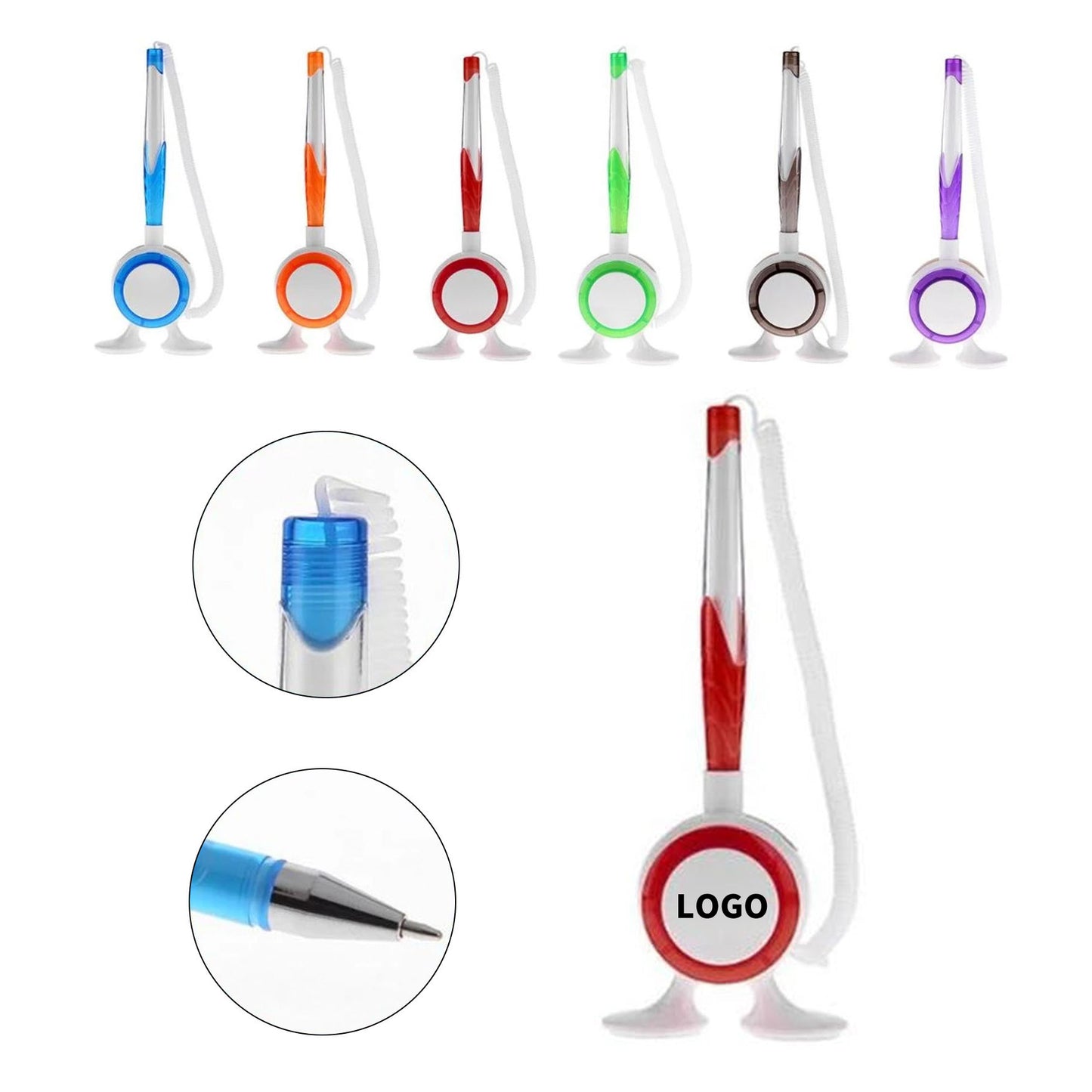 Desktop Signature Pen with Adhesive Base