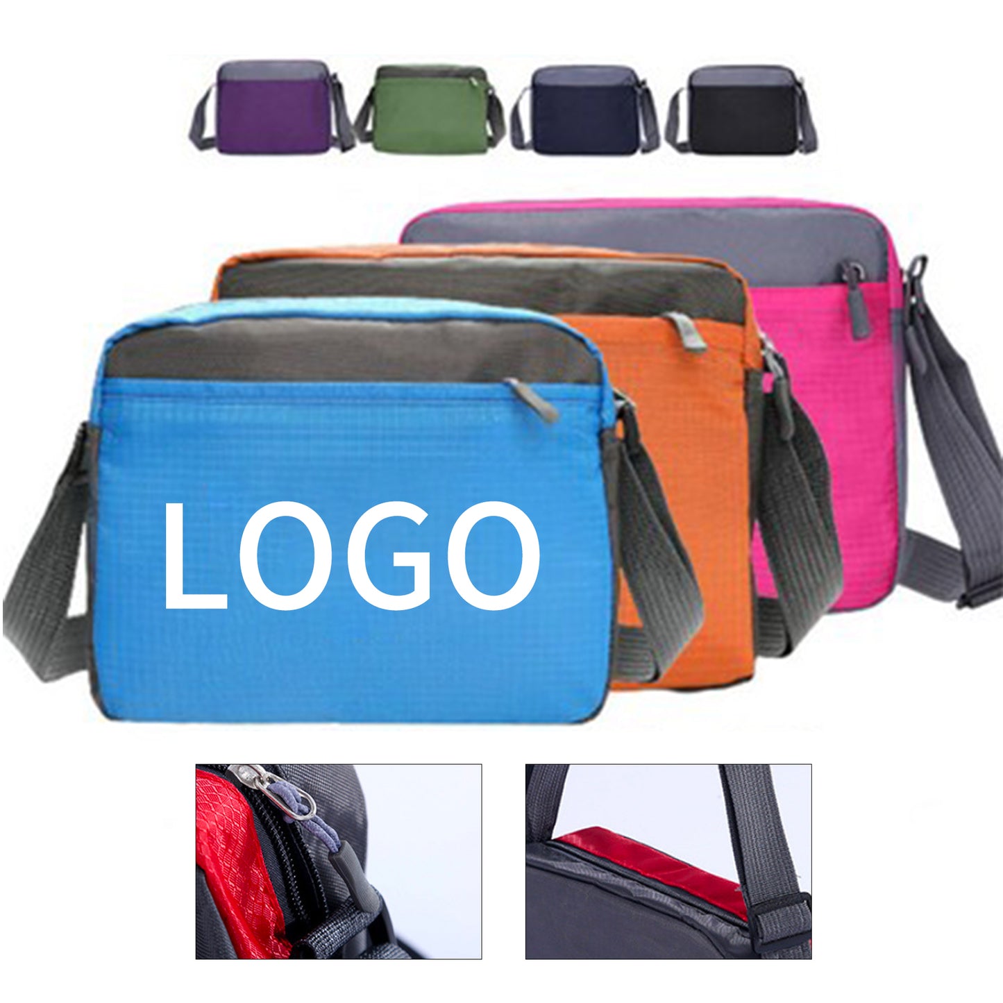 Versatile Waterproof Sling Pouch - Red
