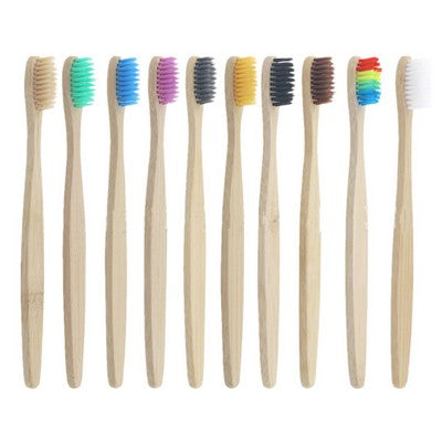 Soft Bristles Bamboo Toothbrush - Wood