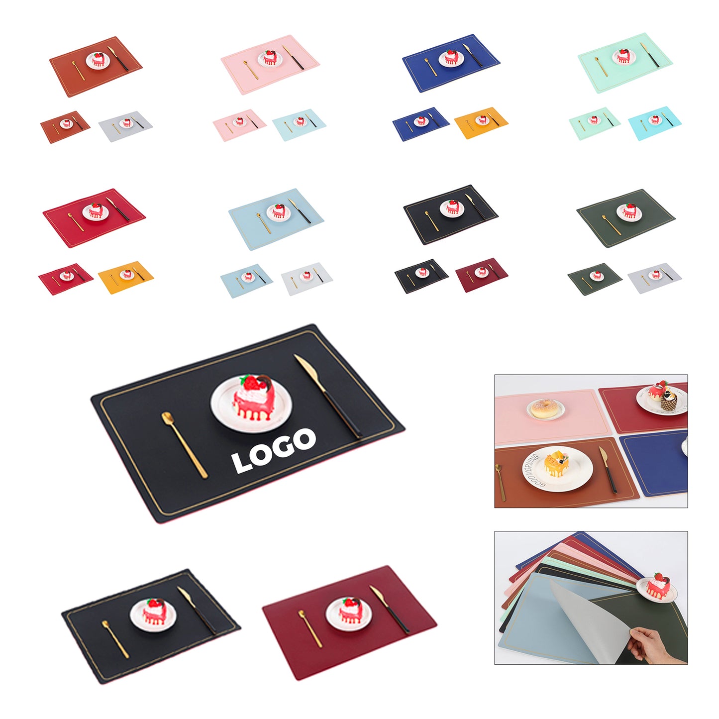 Leather Table Mats MOQ 20PCS