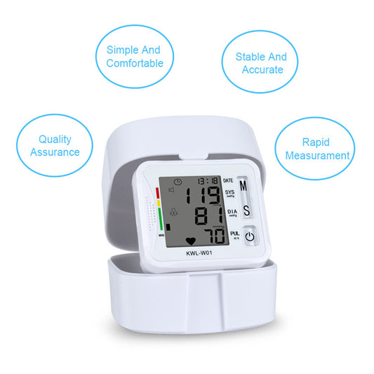 Blood Pressure Monitor Adjustable Wrist Cuff MOQ 10PCS - White
