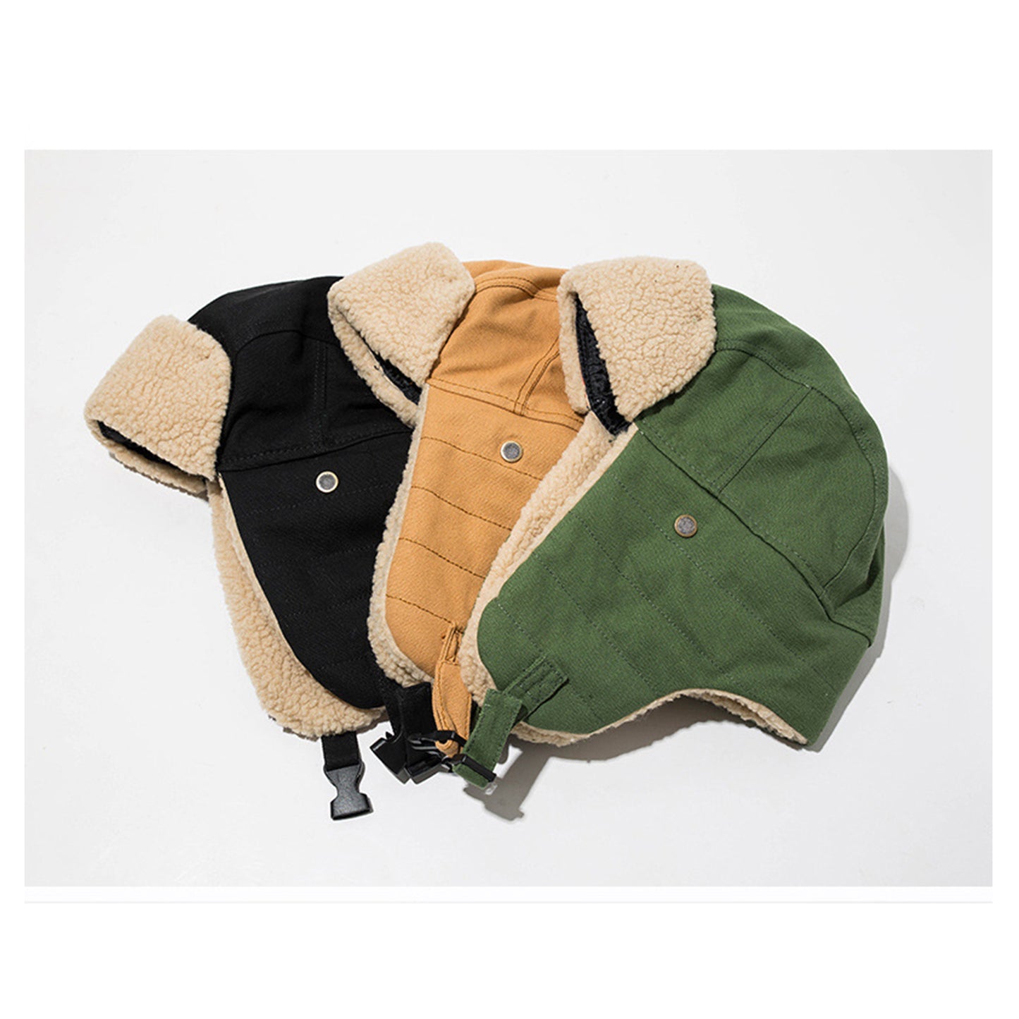 Winter Trapper Hat - Brown