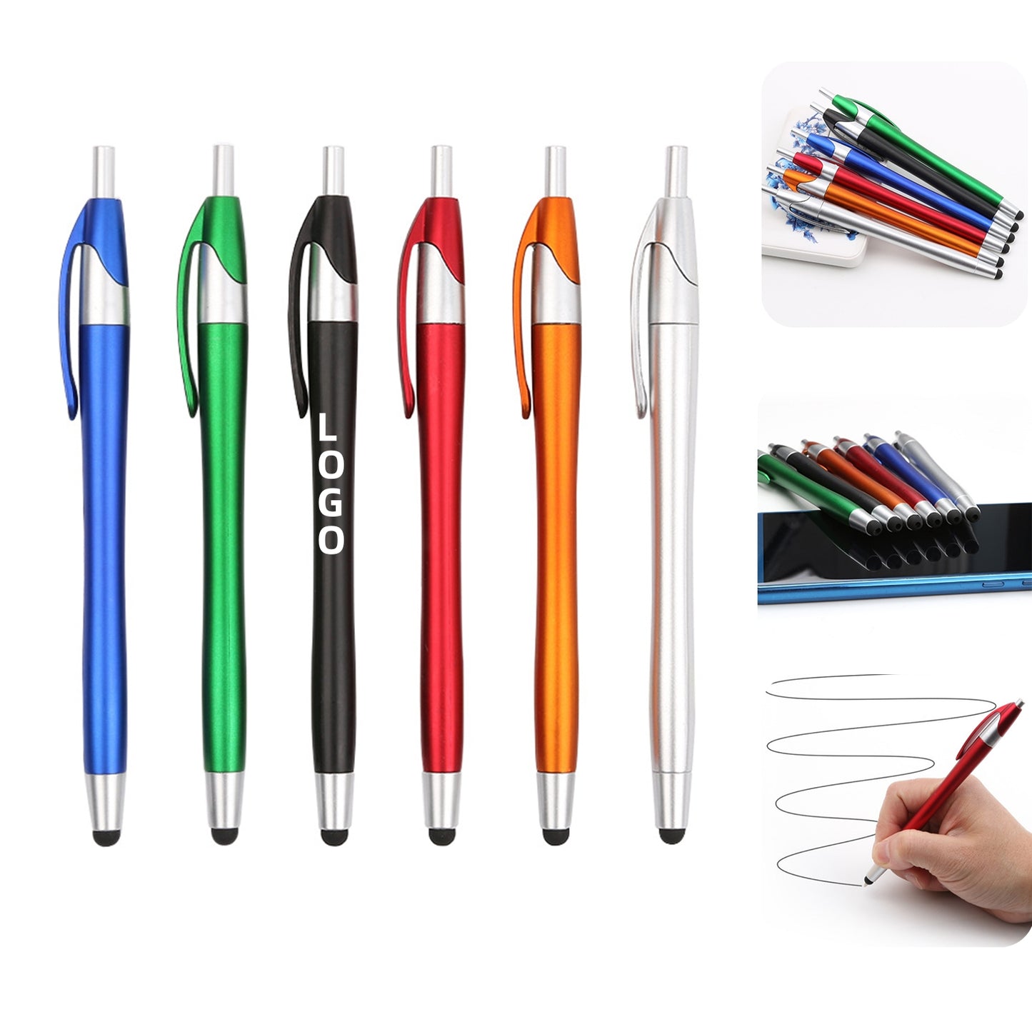 Touch Screen Stylus Ballpoint - Black
