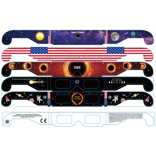 Certified Solar Eclipse Glasses - White