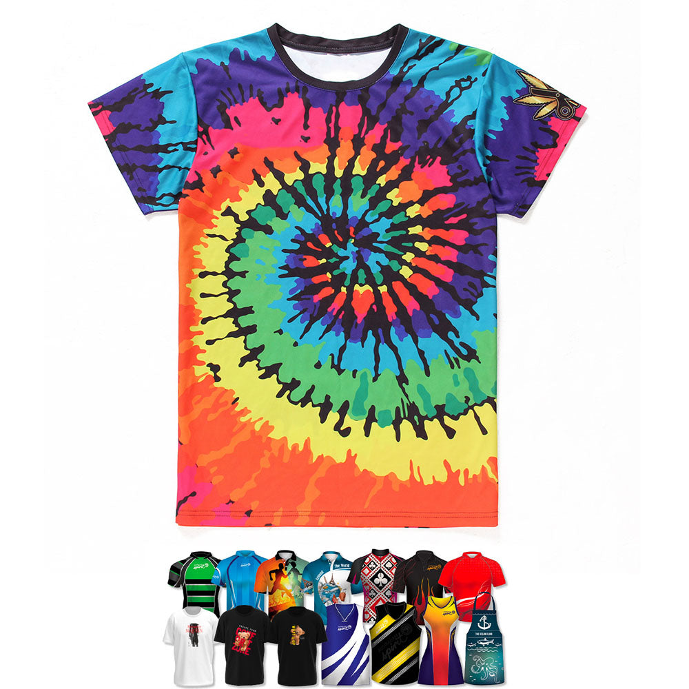 Custom Dye Sublimation Mesh Short Sleeve T-Shirts - Various
