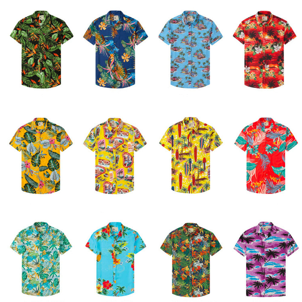 Custom Sublimated Hawaiian Shirt - Various