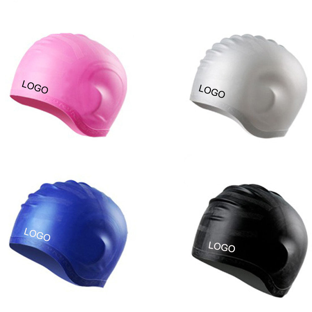 Protect Ears Swimming Cap - Black