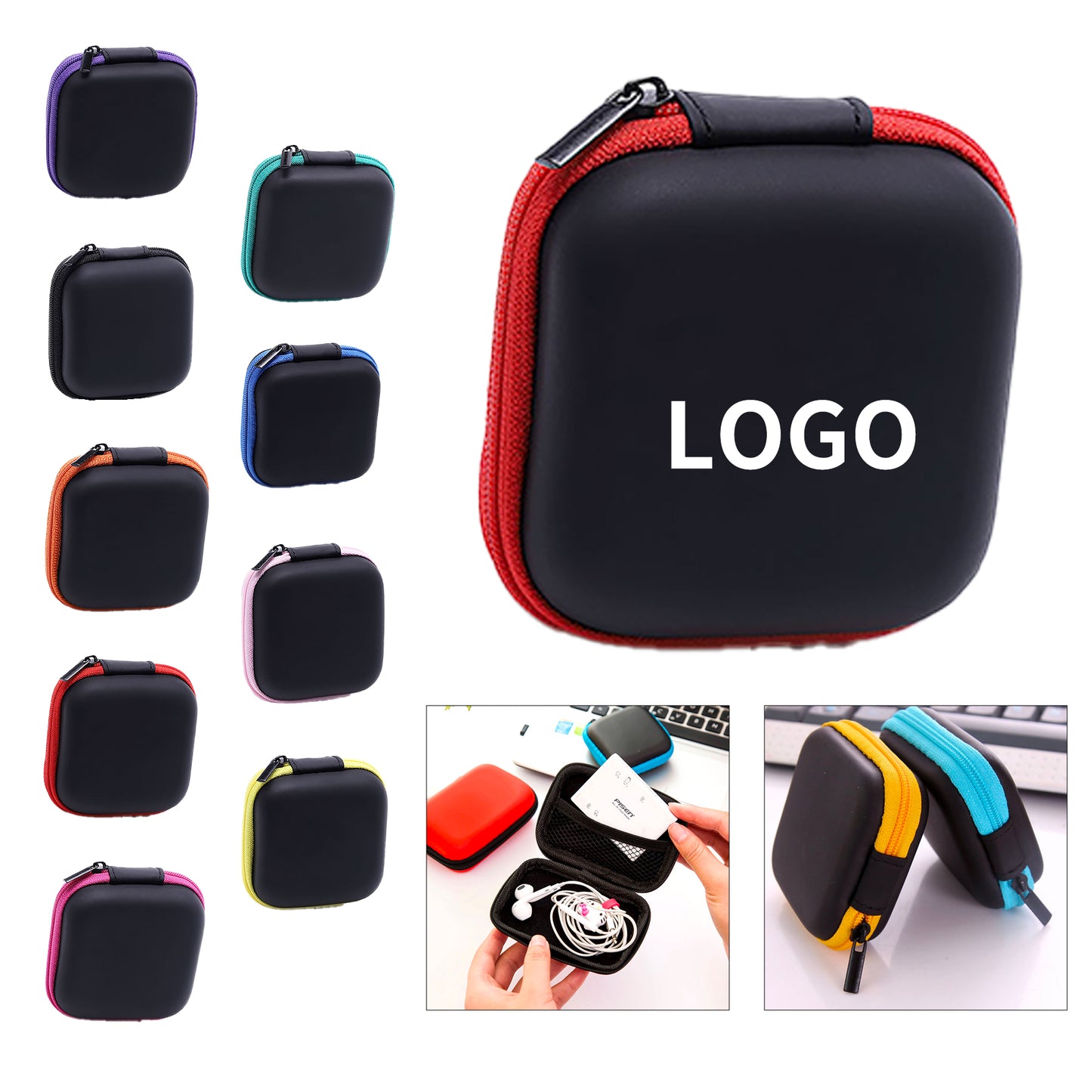 Compact Protective Earbud Carrying Cases