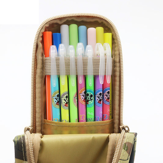 Scholar Pencil Case - Military Green