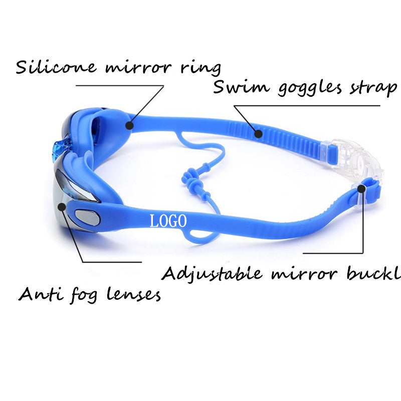 Electroplated Adult Anti-Fog Eye Protection - Black