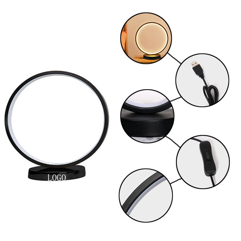 Circular desk lamp - Black