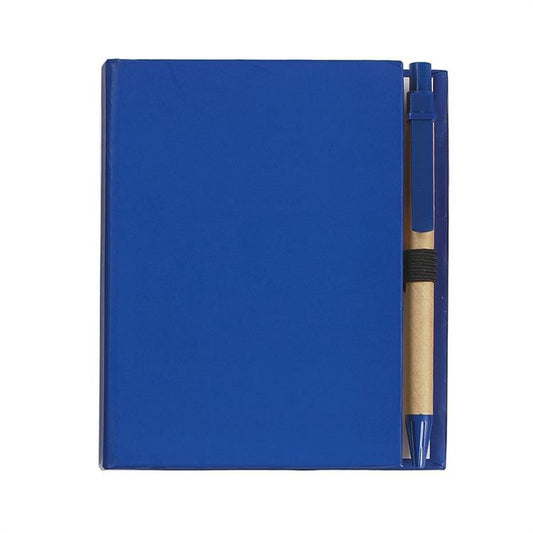 Notepad with pen and sticker
