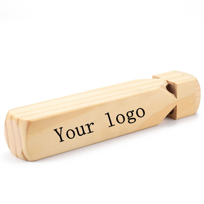 Train Whistle - Wood Brown