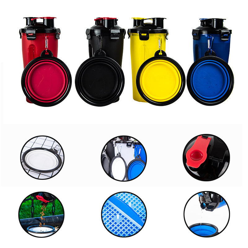 Portable Drinking Cup for Pet Water and Food